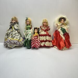 vintage dolls of the world 60s 70s sleep eyes 5 and 8 inch mcm collection